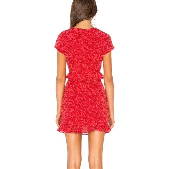Superdown from Revolve Mercy Red Polka Dot Dress - Picture 2 of 10